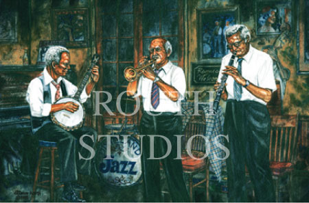 Craig Routh, Artist & Illustrator - "Dixieland Improvisation"