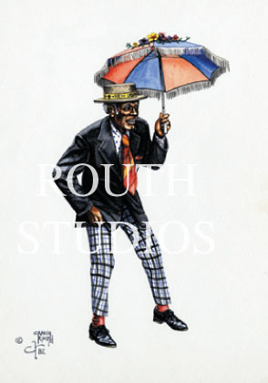 Craig Routh, Artist & Illustrator - "Second Line Man"